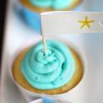 Cupcake Flag Printable Template - DIY Blank Make Your Own Party Cupcake ...